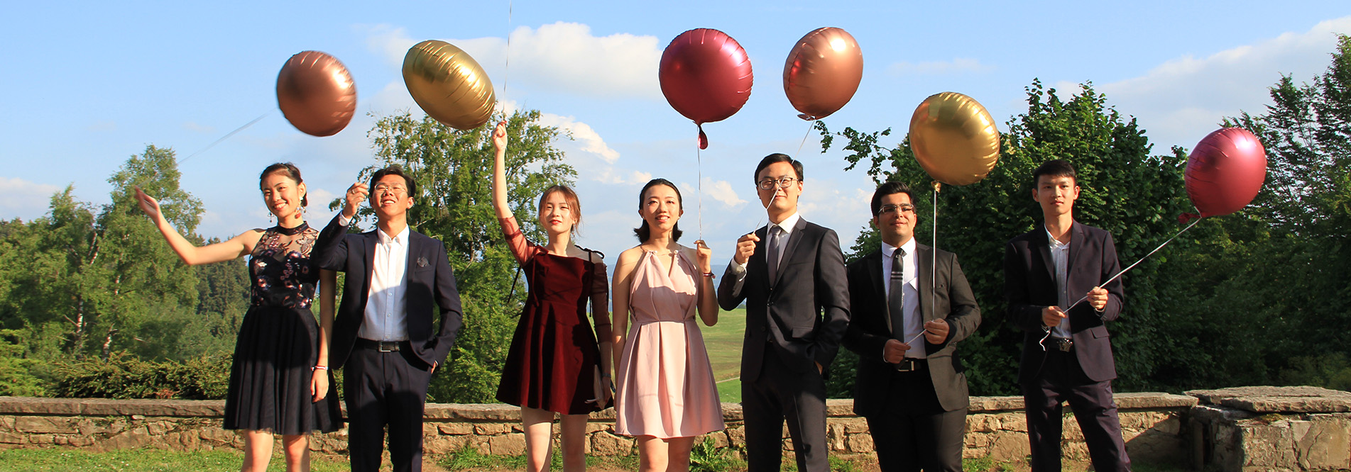 Our Lindenberg graduates: Successful graduates with the Abitur can then study at a university in Germany.