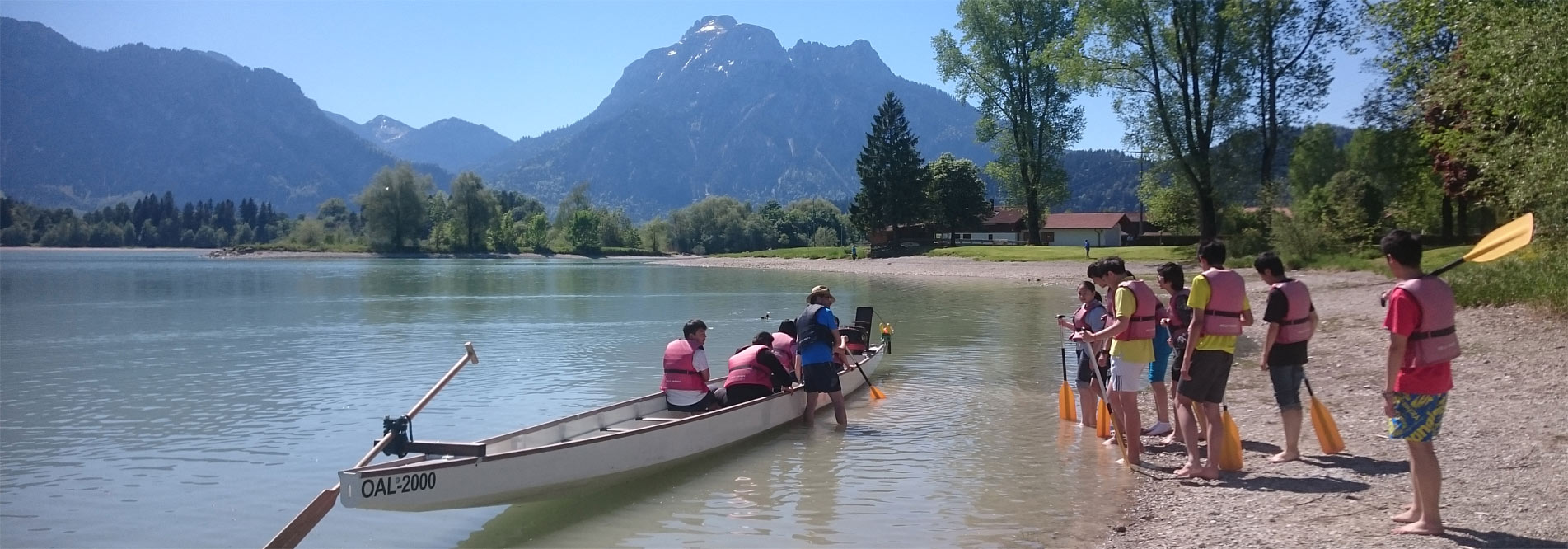 Das Allgäu und die Alpen bieten den Schülern vielfältige Möglichkeiten für Sport und Freizeit.